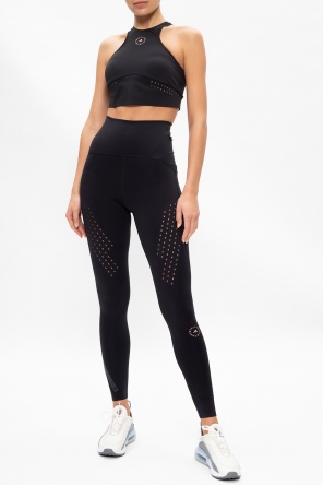 Logo leggings with cut-outs, zdjęcie 2 Logo leggings with cut-outs od ADIDAS by Stella McCartney